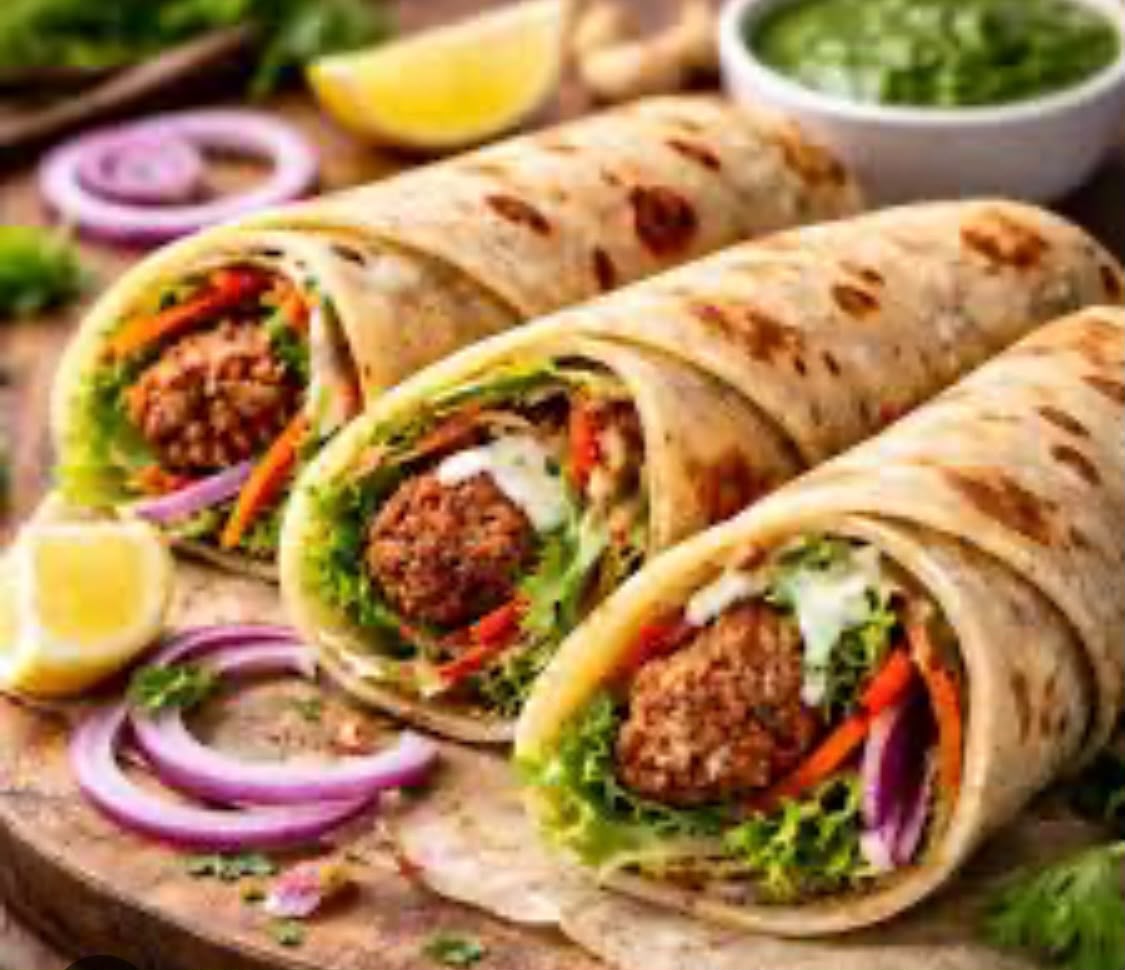 Seekh Kabob Roll (Beef or Chicken)